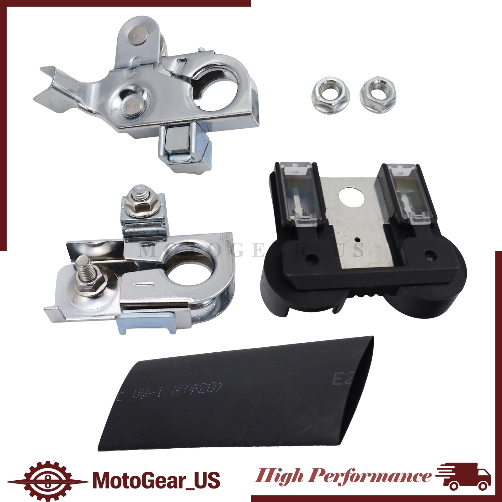 Battery Fuse Terminal Positive /Negative Terminal Clamp Fits 2011-2014 Ford F150
