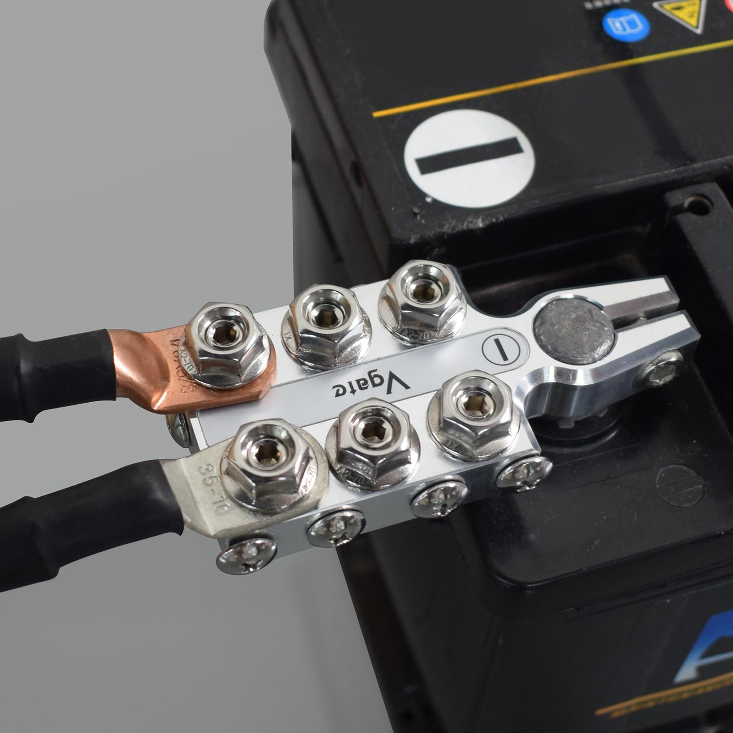 16Way Lead Acid Battery AGM Post Terminal Ends Distribution Block Bus Bar