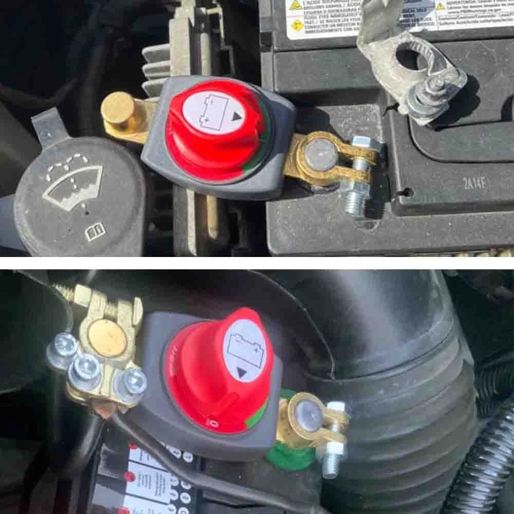 US Post Battery Disconnect Switch 12-48V Marine Battery Cut-Off Switch Isolator