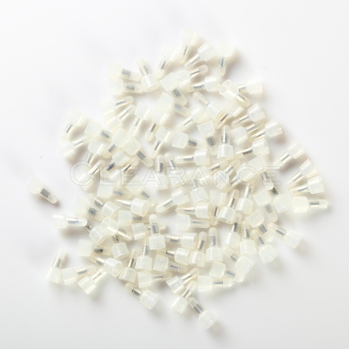 100pcs 22-18 Gauge AWG NYLON CRIMP CLOSED END CAPS CONNECTORS