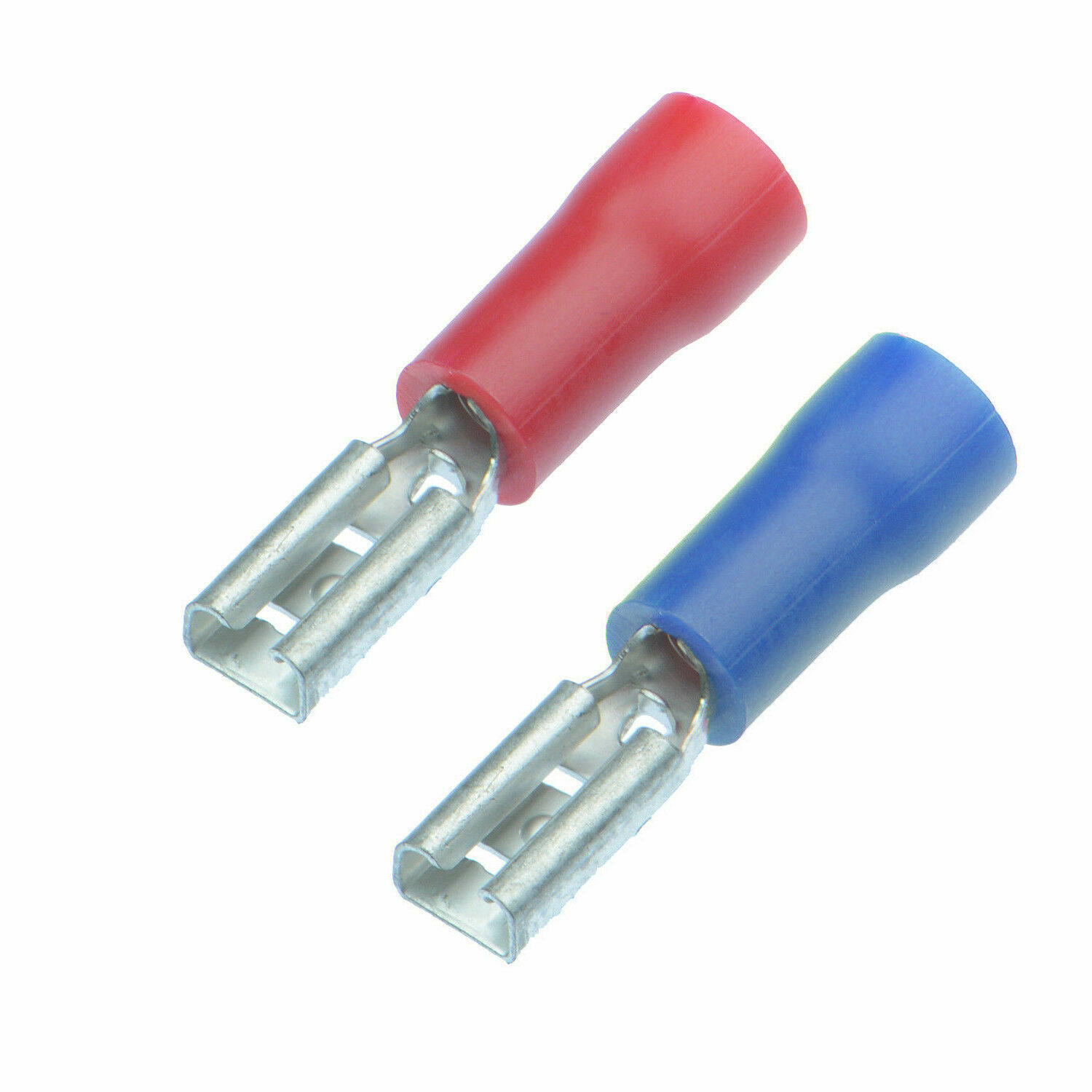 Vinyl Insulated Female Spade Terminals 2.8/4.8/6.3mm Wire Connectors 100PCS