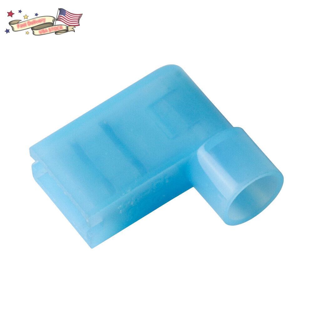 50pcs 16-14 AWG 90 Degree Nylon Flag Spade Female Insulated Terminals Connector