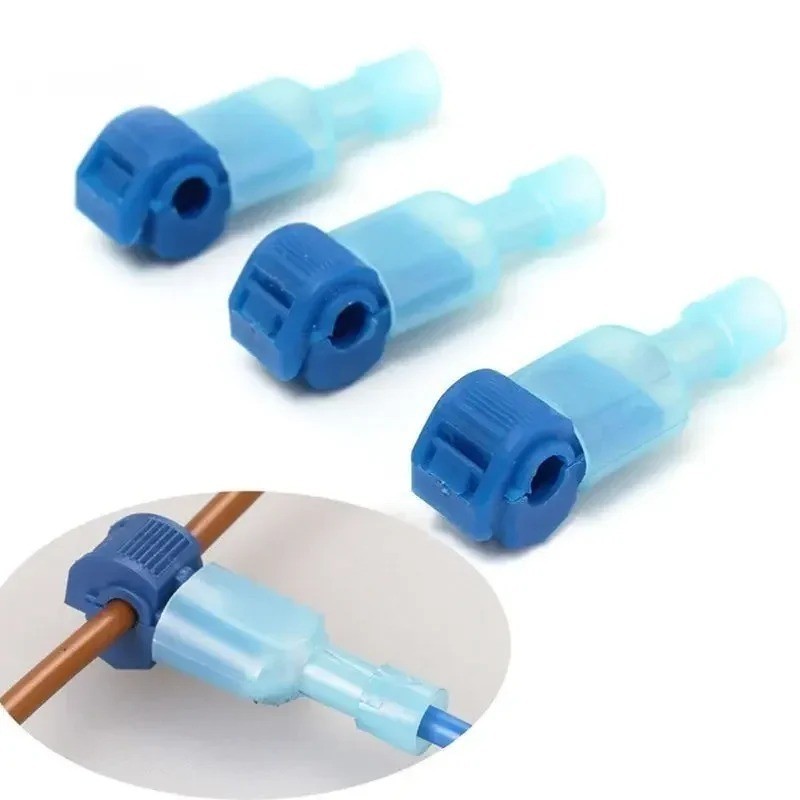20Pcs T-Tap Quick Splice Wire Connectors | 22-10 AWG Insulated Terminal Combo Ki