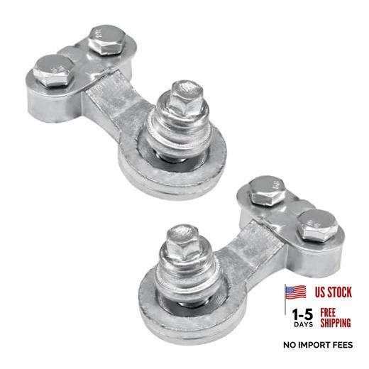 2 PCS 3/8″-16 Lead Side Post Battery Terminal Connectors, Heavy Duty Auto