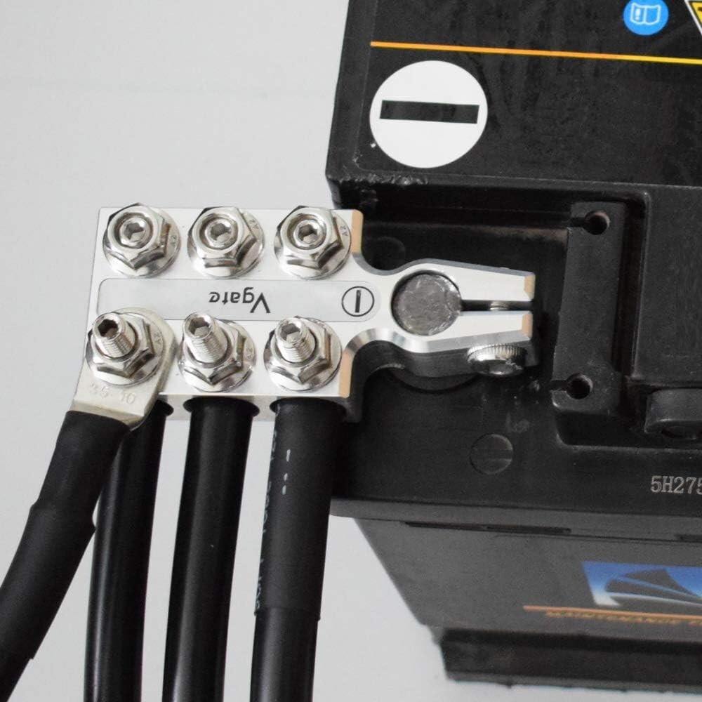 Durable SAE/DIN/EN Tapered Lead Acid Battery Clamps with 8AWG to 4/0 AWG Support