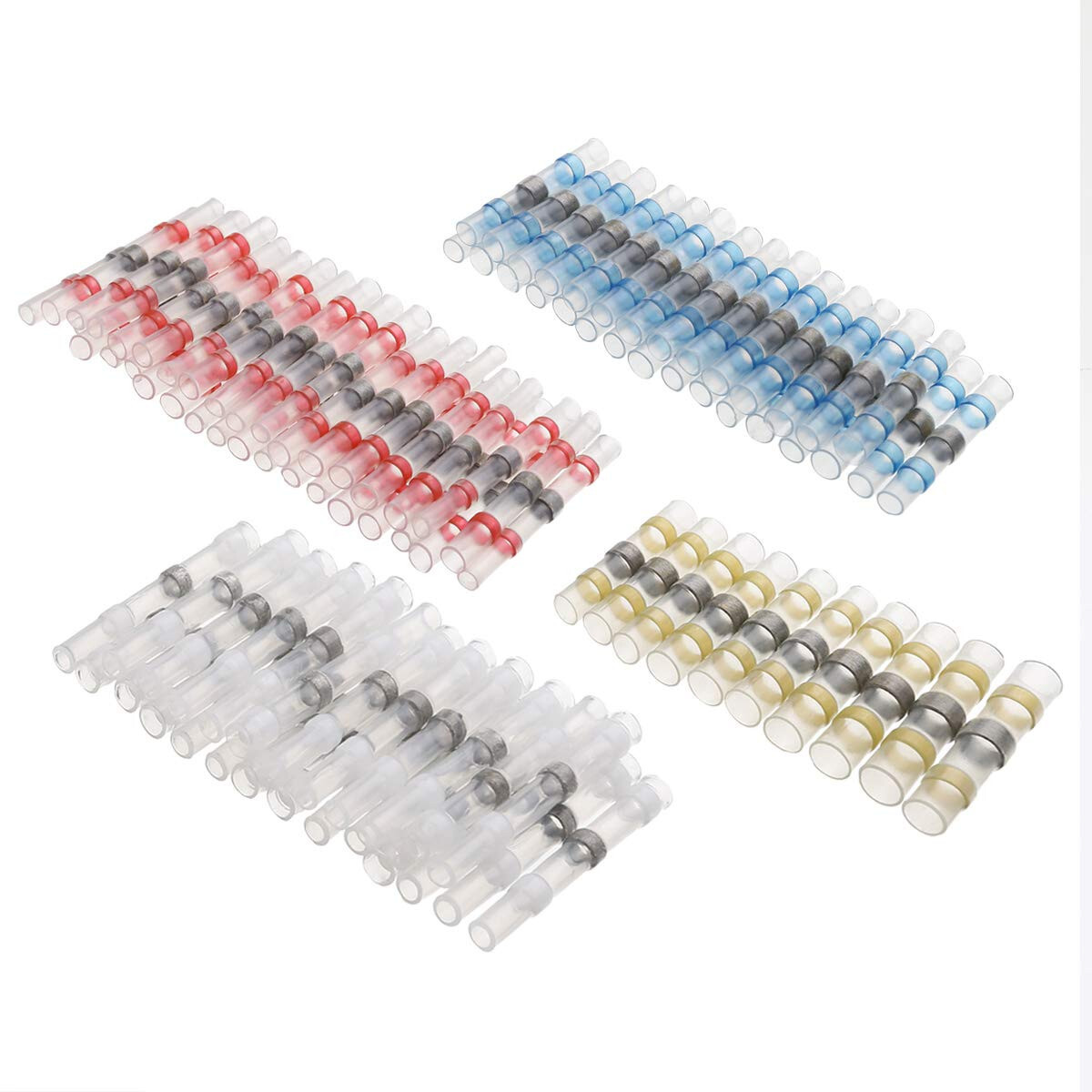 100/500 Waterproof Solder Stick Seal Sleeve Heat Shrink Butt Wire Connectors Kit