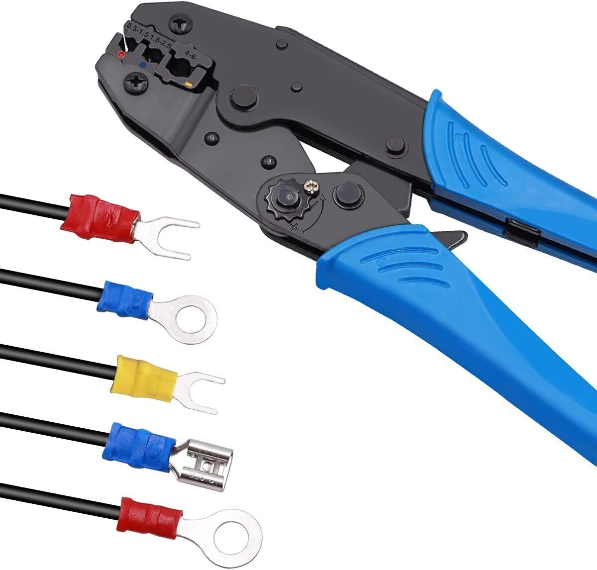 1pcs HS-30J 0.5-6mm Insulated Wire Crimping Plier Terminal Crimp Pliers Tool