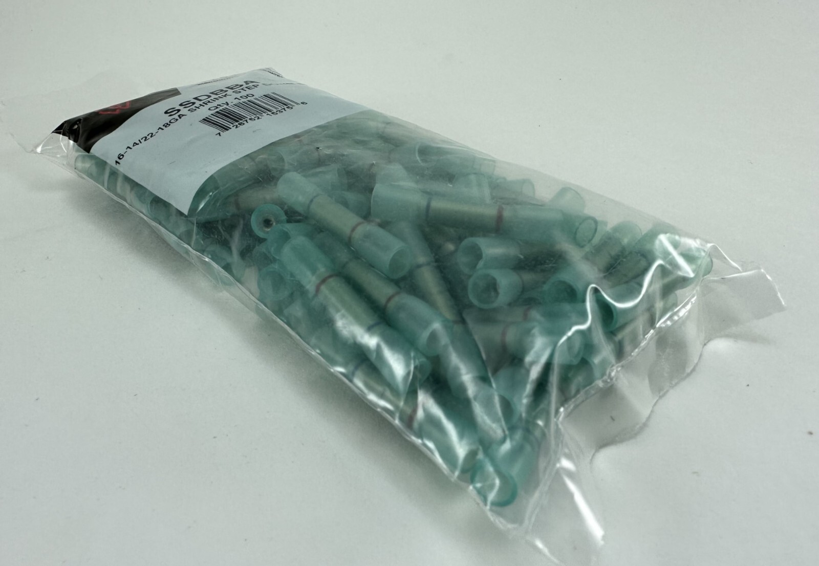 Mize USA 100 Pc Blue 16-14 GA to Red 22-18 GA Step Down Shrink Butt Connector
