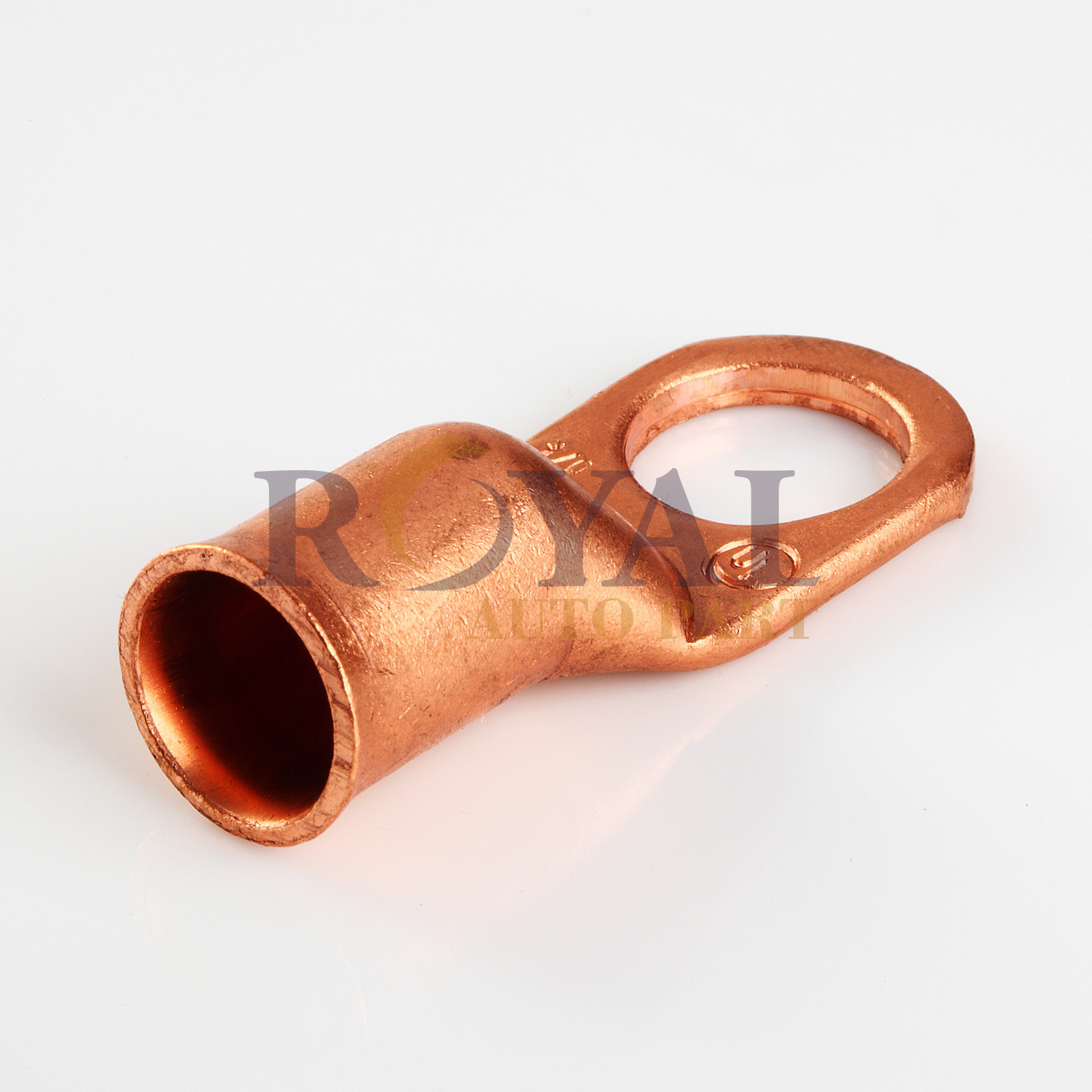 (10) 1/0 AWG Gauge Copper Cable Lugs 1/2″ Ring Terminals