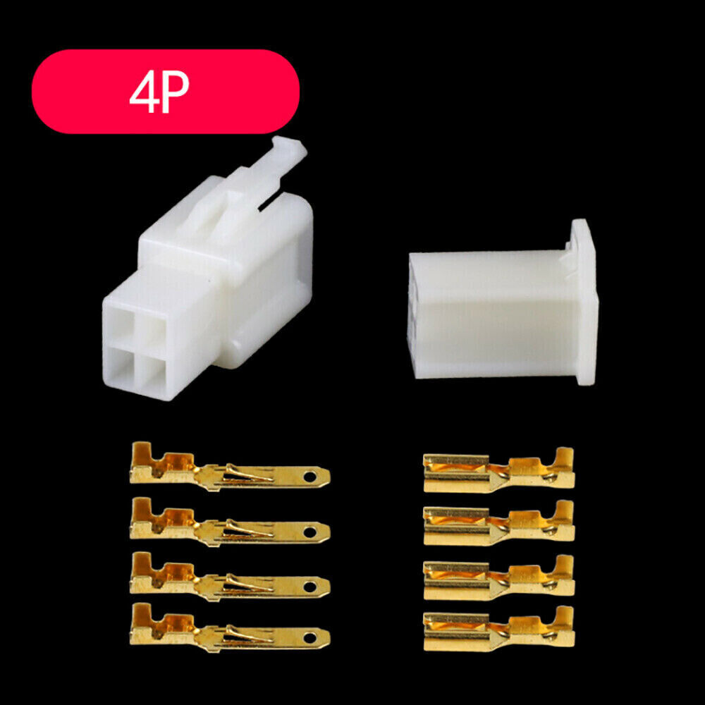 480x Motorcycle Car Electrical 2.8mm 2/3/4/6 Pin Wire Connectors Terminals Kit