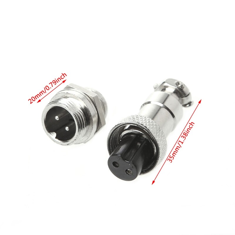 5 Pairs GX12/16/20mm 2-12Pin female&male connector plug socket aviation plug