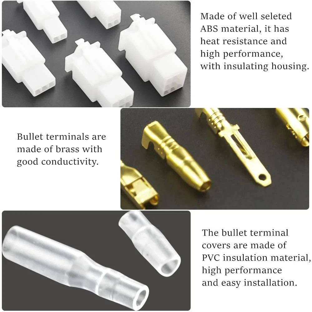 580 PCS Automotive Electrical Wire Connectors Pin Header Crimp Wi