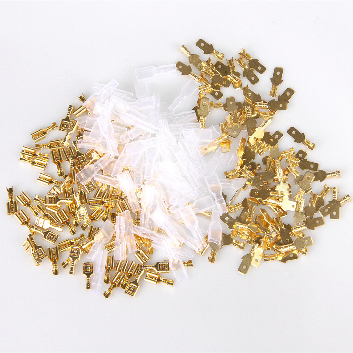210pcs Assortment Male Female Spade Terminal Kit Electrical Wire Crimp Connector