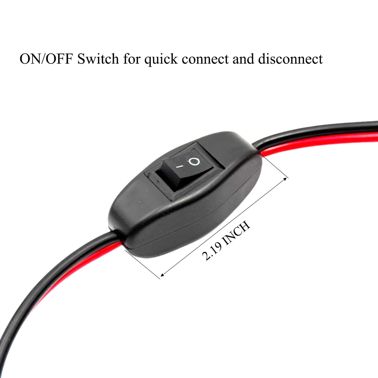 8.2 Feet SAE Battery Wire Harness, 16 Awg SAE to Alligator Clips Quick Conect…