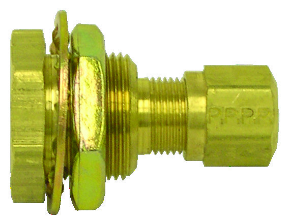 Tectran 113-8AB Brass Frame Fitting, Steel Terminal Bolts, 1/2″ O.D. Tubing,