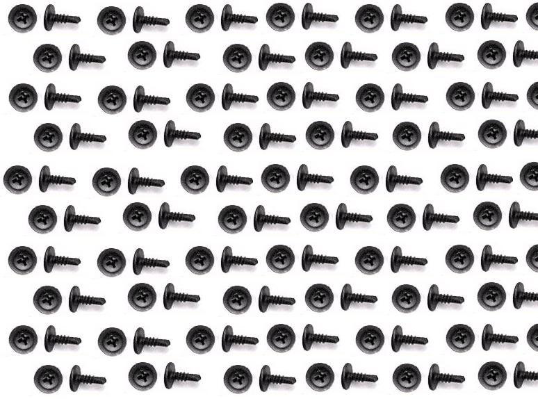 100(1bag)BLK self Tapping Screws 1/2″ Self Drilling install Philips Washer Head