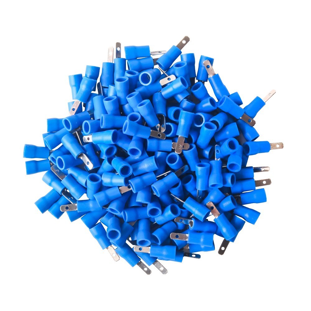 100/150Pcs 16-14 AWG Quick Disconnect Male & Female Vinyl Spade Connectors .110″