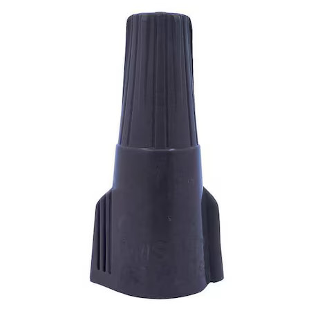 Ideal 30-1160 Twist-On Wire Connector, 10 Awg Max, Gray, Thermoplastic