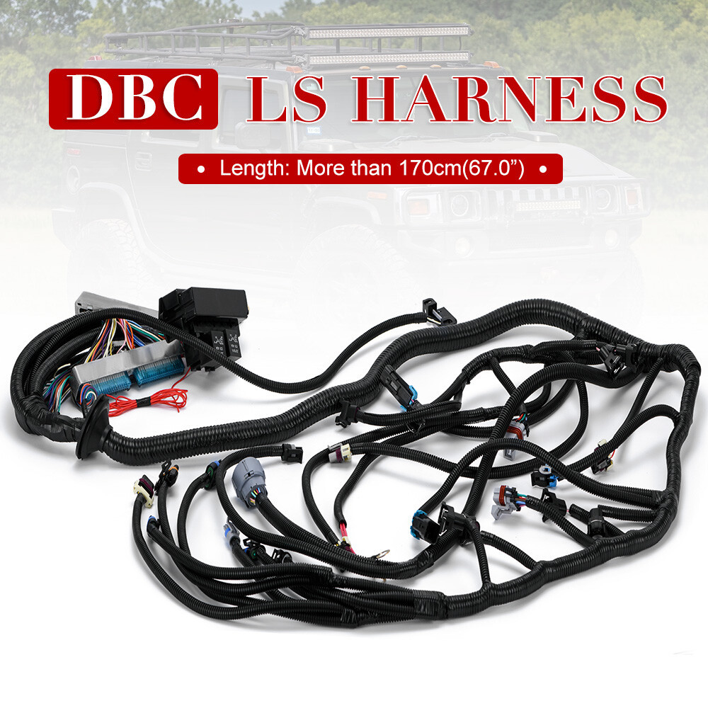For LS SWAPS DBC 4.8 5.3 6.0 1999-2006 LS1-4L60E Wiring Harness Stand Alone DBC