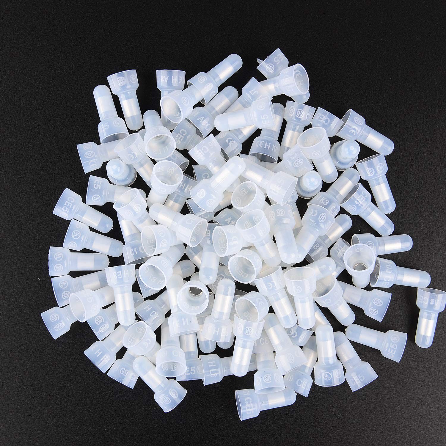 Nilight – 50036R 300PCS Crimp Terminal, 300Pcs Closed End Terminal