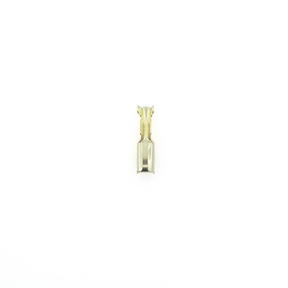 2.8mm Copper Female Non-Insulated Connector Quick Splice Spade Terminals 100pcs
