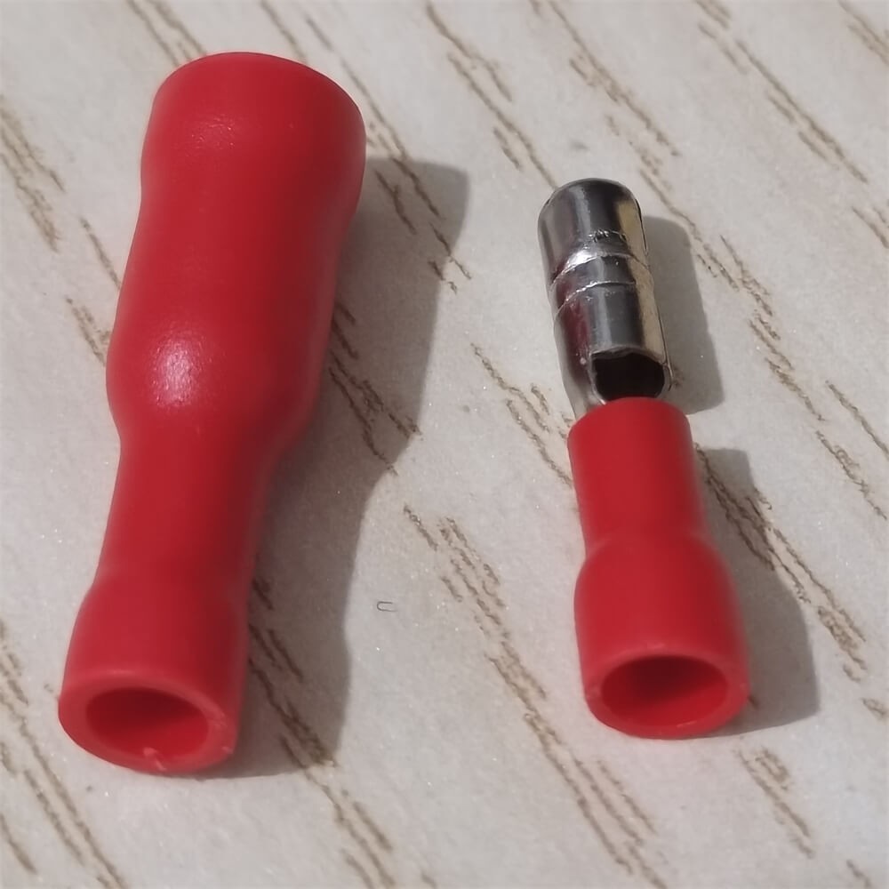 100X Insulated Crimp 22-16AWG Wire Splice Terminals Bullet Connector Male Female