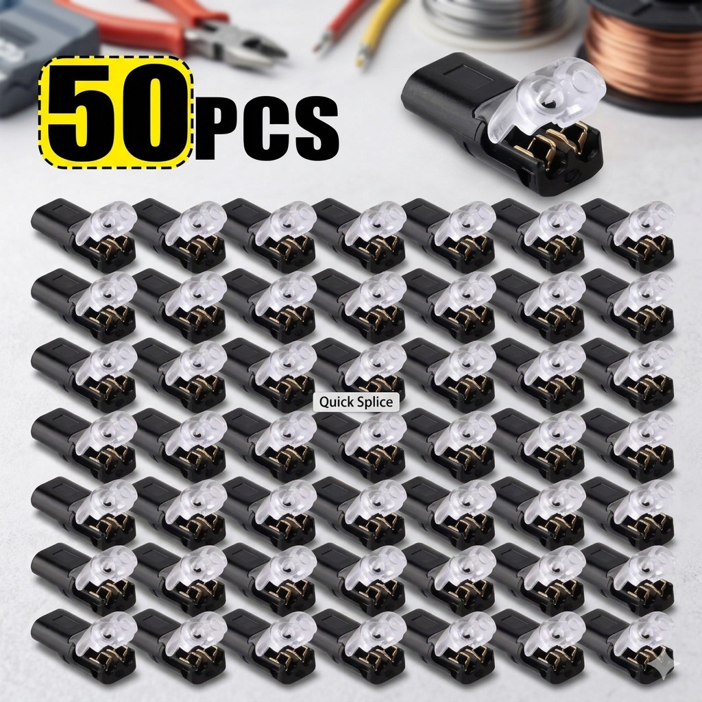2 Pin Waterproof Wire Connectors Automotive Car Electrical Quick Splice Plug