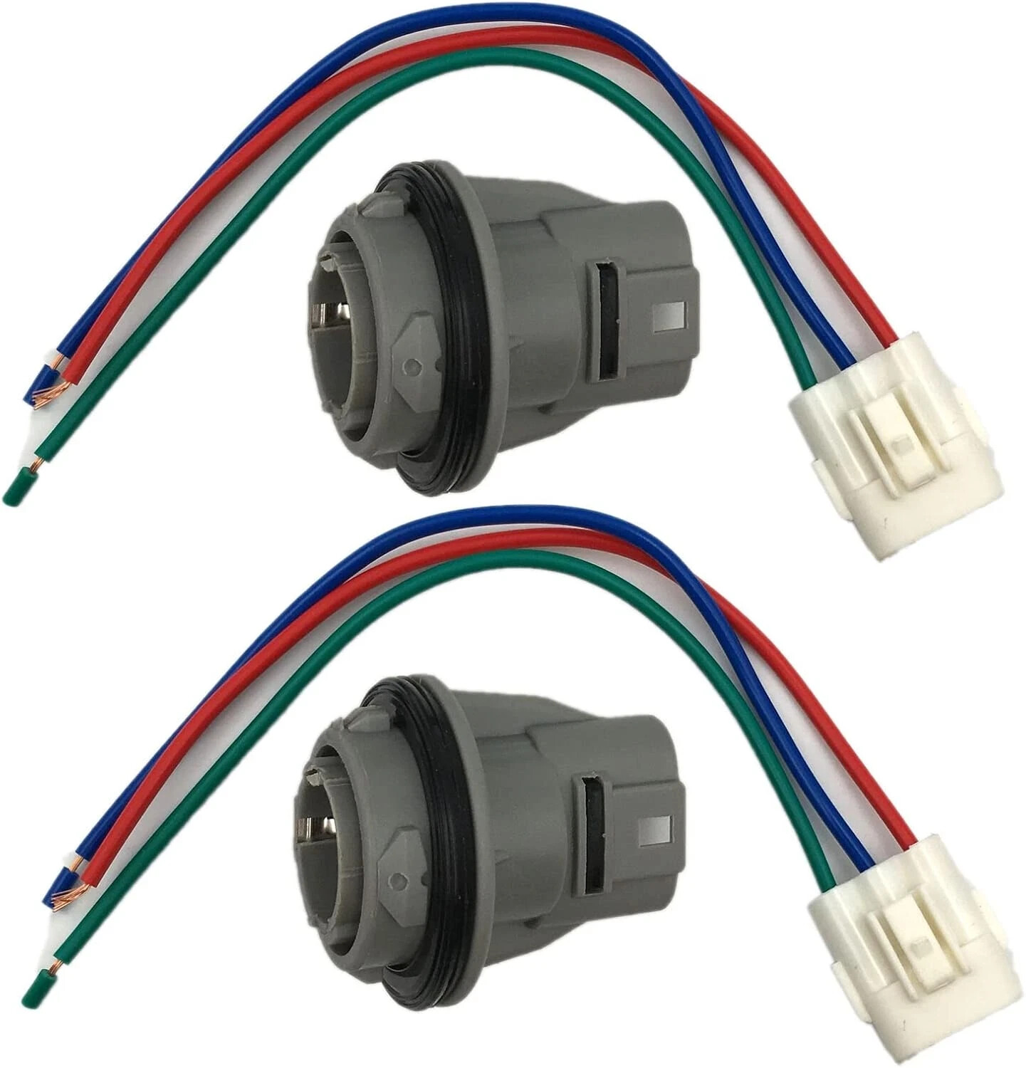 Front Turn Signal Light Socket Connector Harness with 3-Wire Kit for Honda Acura