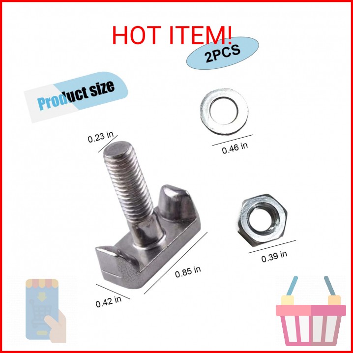 Battery Terminal Bolts, T-Shaped Battery Bolts Kit, Car Battery Cable Extender,