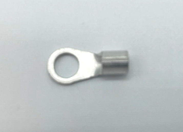 100 Pack Non-Insulated 16-14 Gauge #8 Ring Terminal Uninsulated Wire Connector