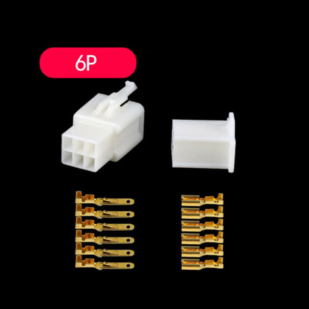 480x Motorcycle Car Electrical 2.8mm 2/3/4/6 Pin Wire Connectors Terminals Kit