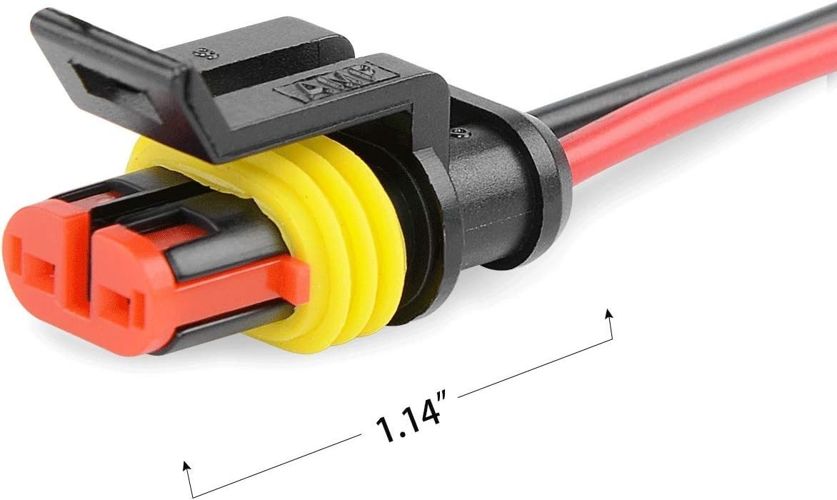Durable 16AWG Waterproof Quick Connect Connectors – 10 Pack for All Vehicles