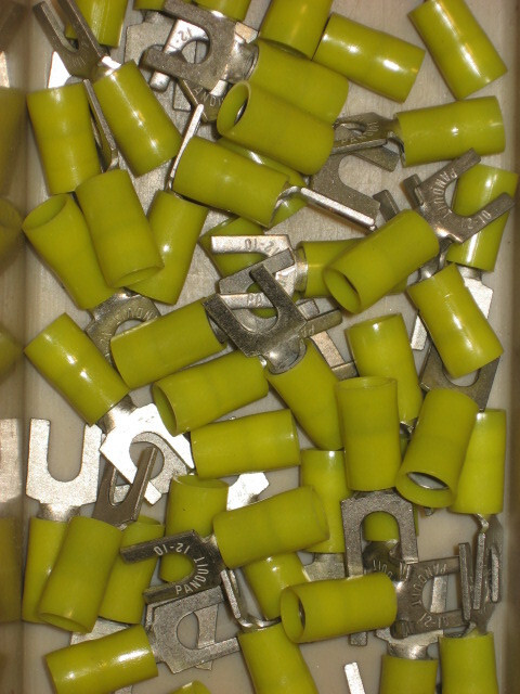 Spade Lugs, made by Panduit, qty of 10, new
