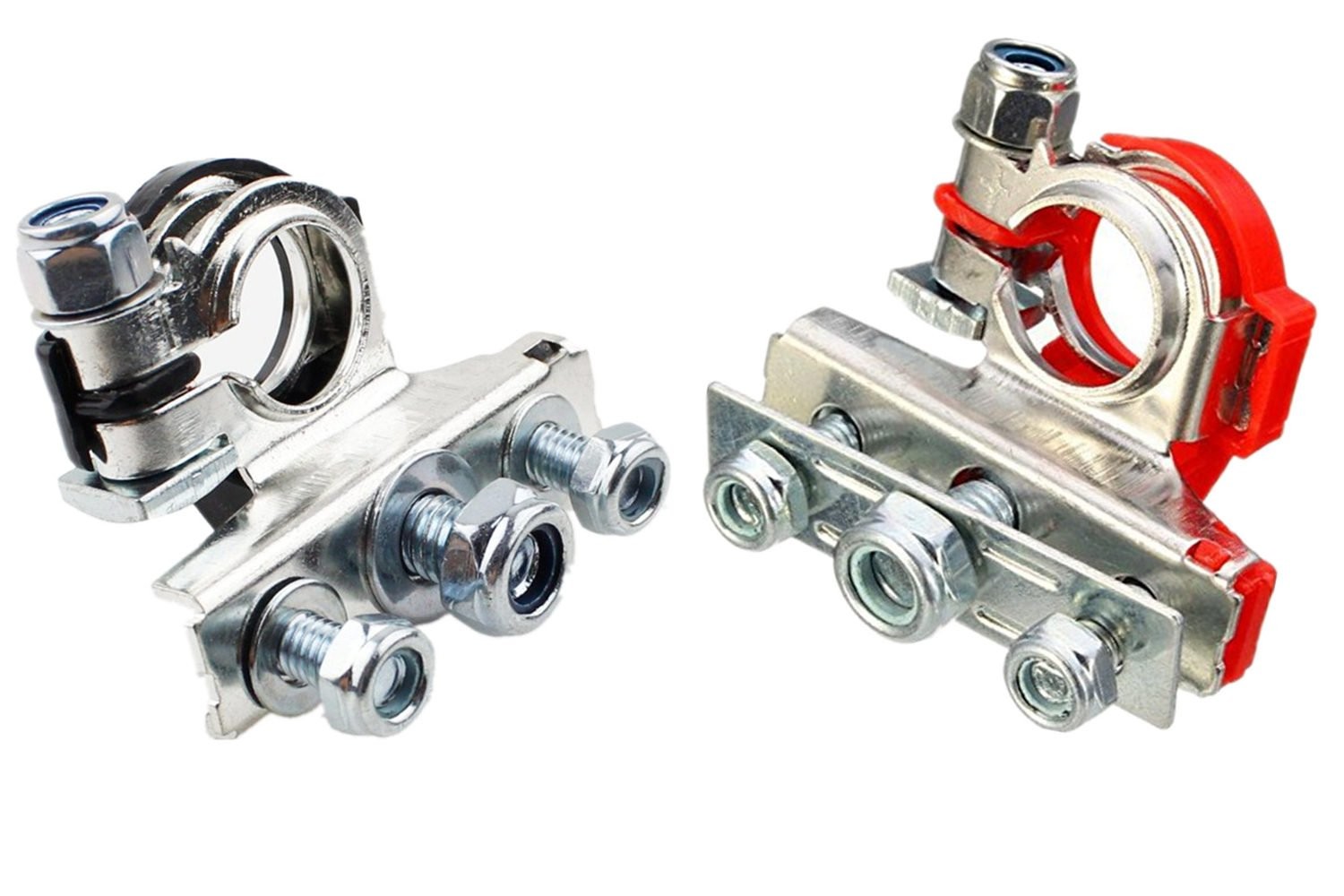 12V Car TopPost Battery Cable Terminal Positive Negative Clamp Connectors