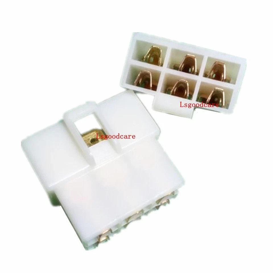 20Sets 6.3MM 6 Pin Way Electrical Automotive Wire Connector Kits Male Female …