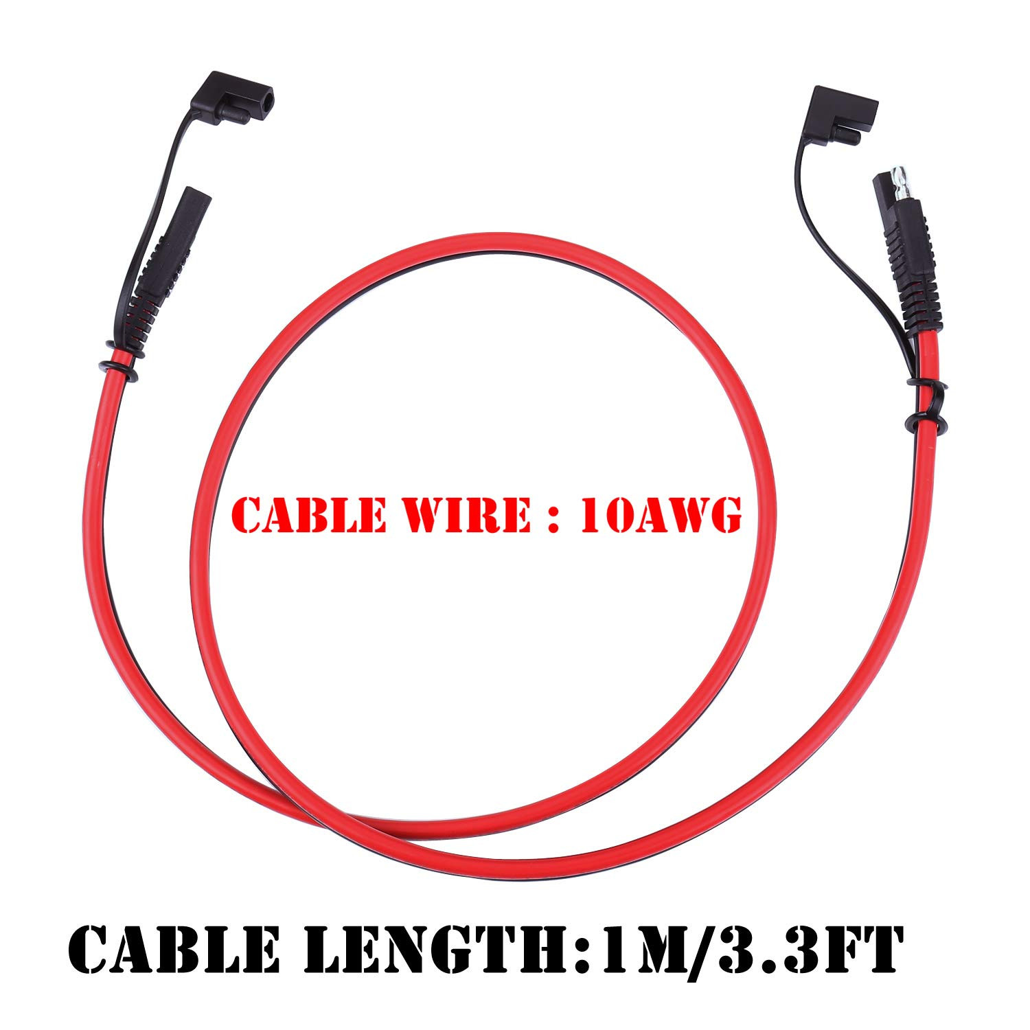 SAE Extension Cable 10AWG SAE to SAE Quick Disconnect Wire Harness SAE Connector