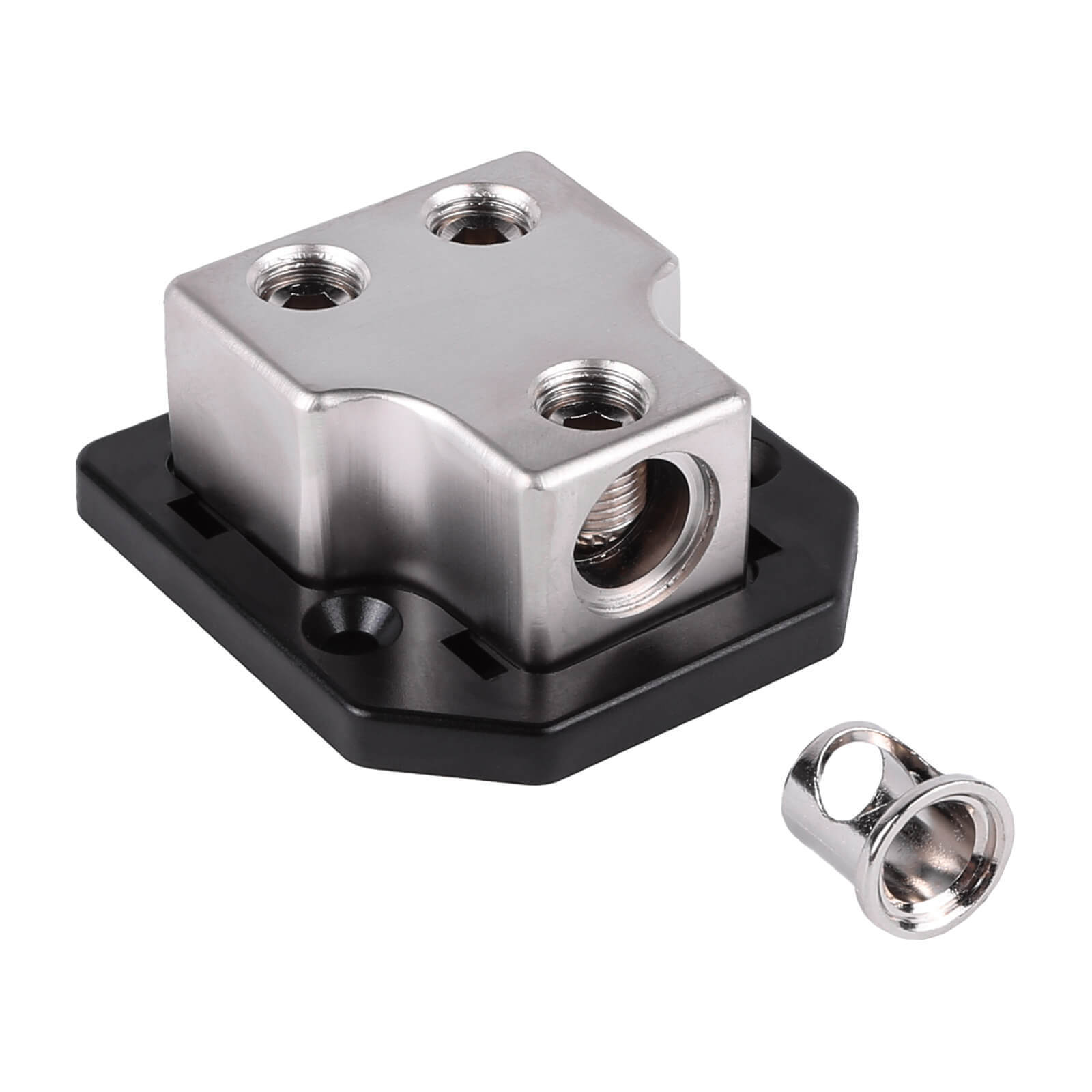 NEW SKAR AUDIO X1 1/0 OR 4 GA INPUT TO X2 1/0 OR 4 GA OUTPUT DISTRIBUTION BLOCK