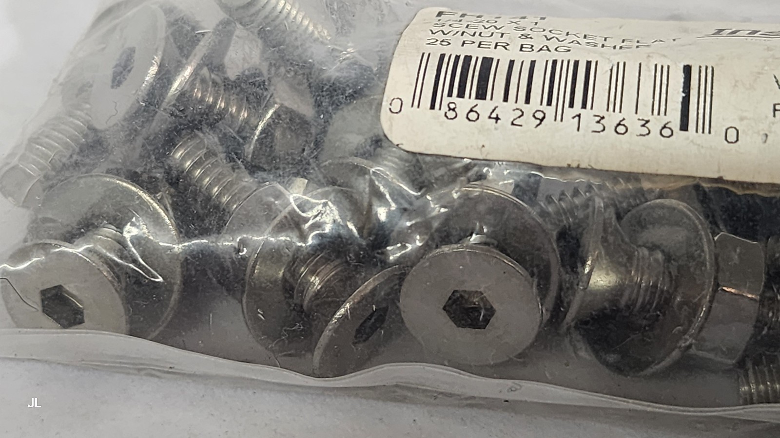 New – Install Bay #FH141 or BH101 flat socket head screw 1/4-20 x 1, 25 pack