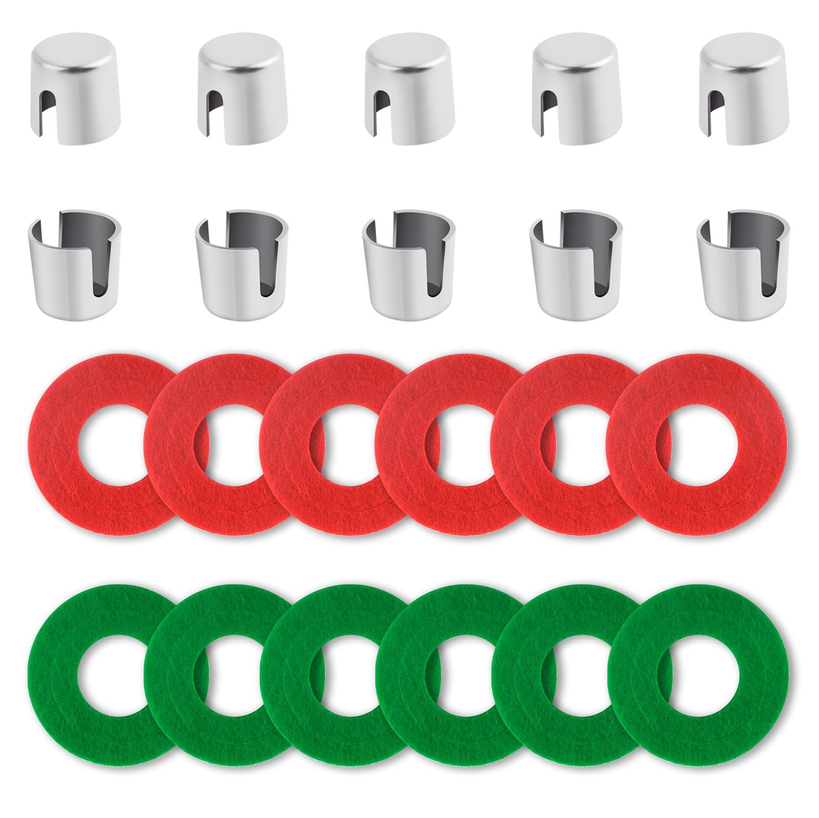 10PCS Battery Post Shims with 12PCS Felt Washers,Battery Terminal Shim for Re…