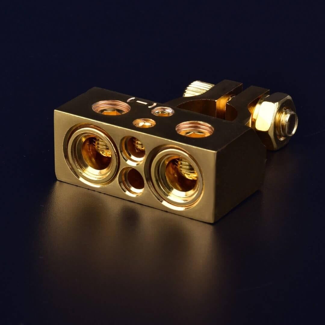 Battery Terminal Connectors, 0/2/4/6/8/10 AWG Battery Terminals, Heavy Duty Car