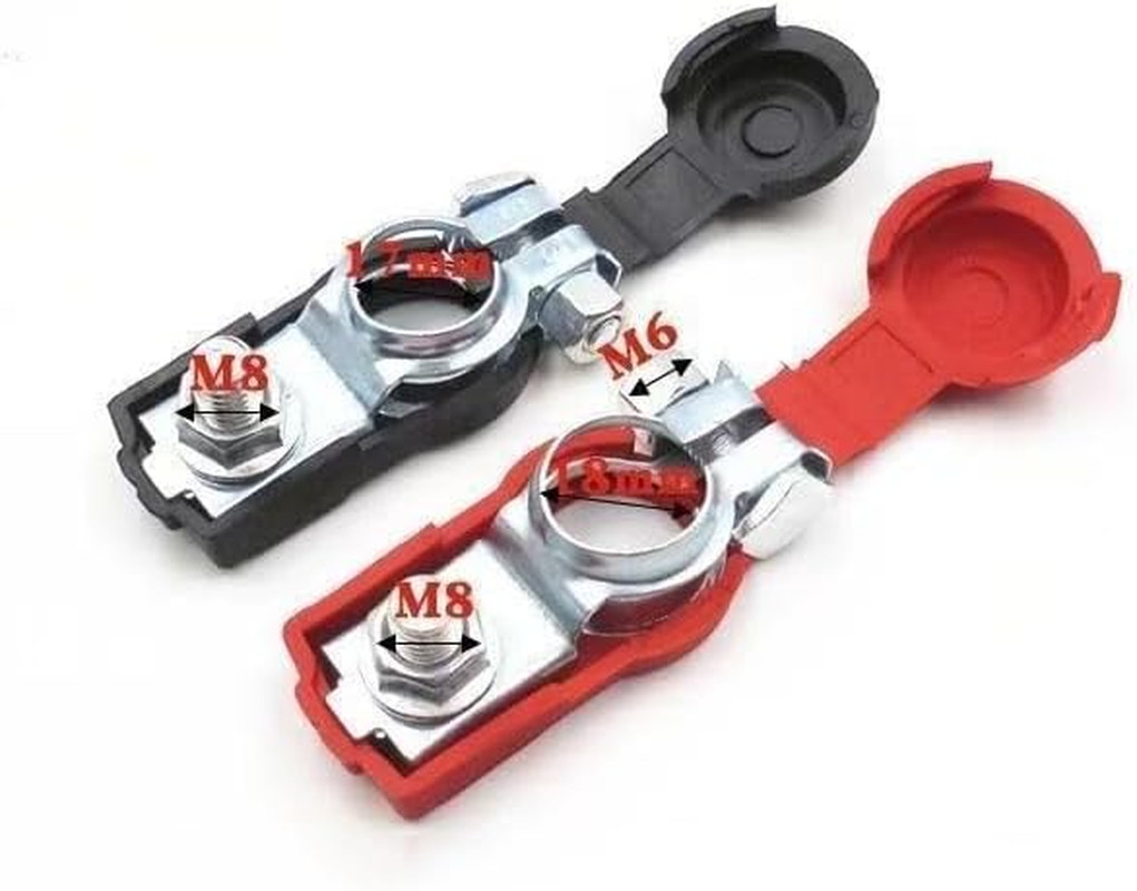 Universal 2Pcs 12V Automotive Top Post Car Battery Wire Cable Terminals Clamp C