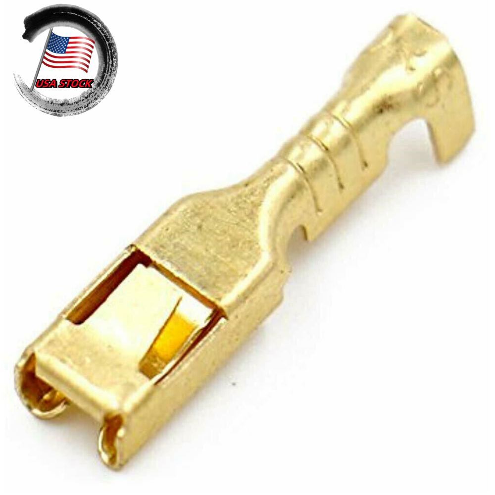 2.8mm Non Insulated Female Spade Quick Splice Crimp Terminals Connector 50PCS