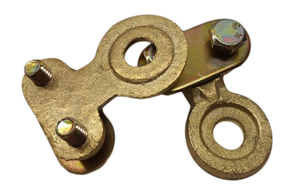 2x Solid brass side post battery cable terminal Wire Automotive posts terminals