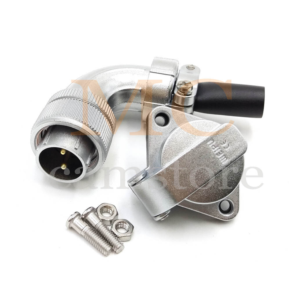 WEIPU WS20 2pin Powe Cable Connector, Waterproof Electric Bulkhead Motor Charger