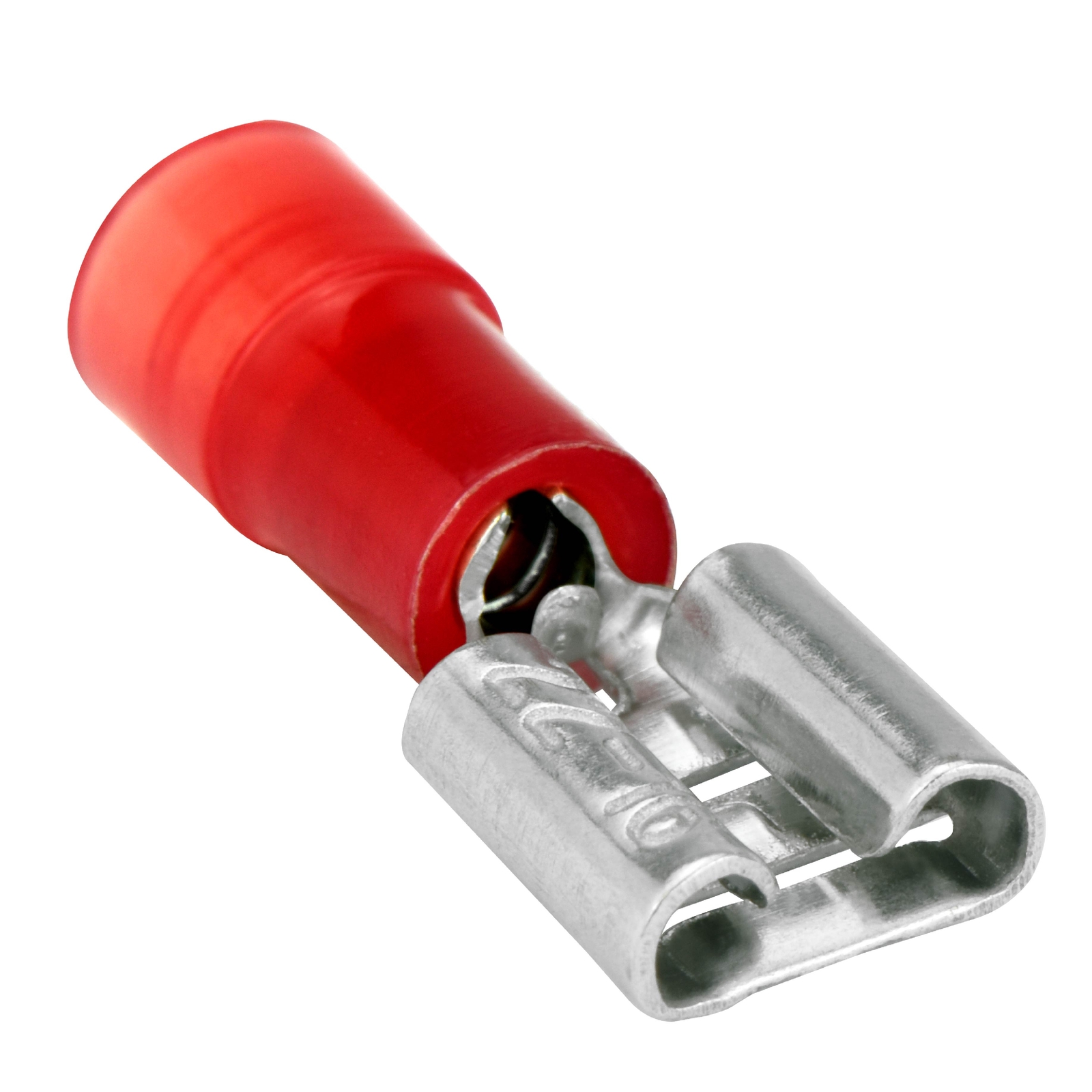 100 Nylon Female Quick Disconnect Terminal 22-18 GA AWG gauge Red 0.250″ Wire
