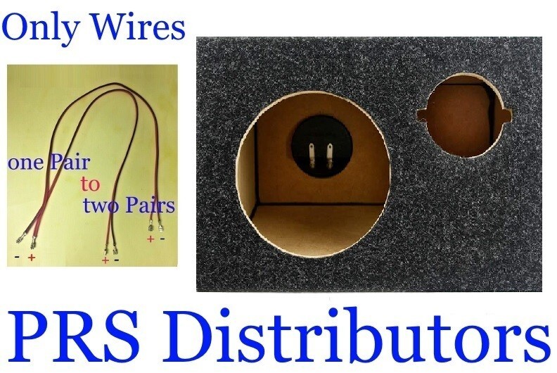 4 Sets SPEAKER SUBWOOFER / MIDRANGE / TWEETER / Chuchero BOX WIRES LEAD 22″ LONG
