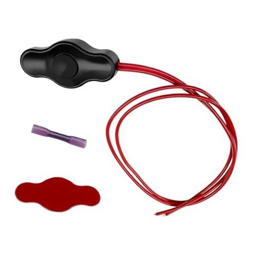 Waterproof Push-Button Switch with Quick Connector, 12V Mini Button LED Accent