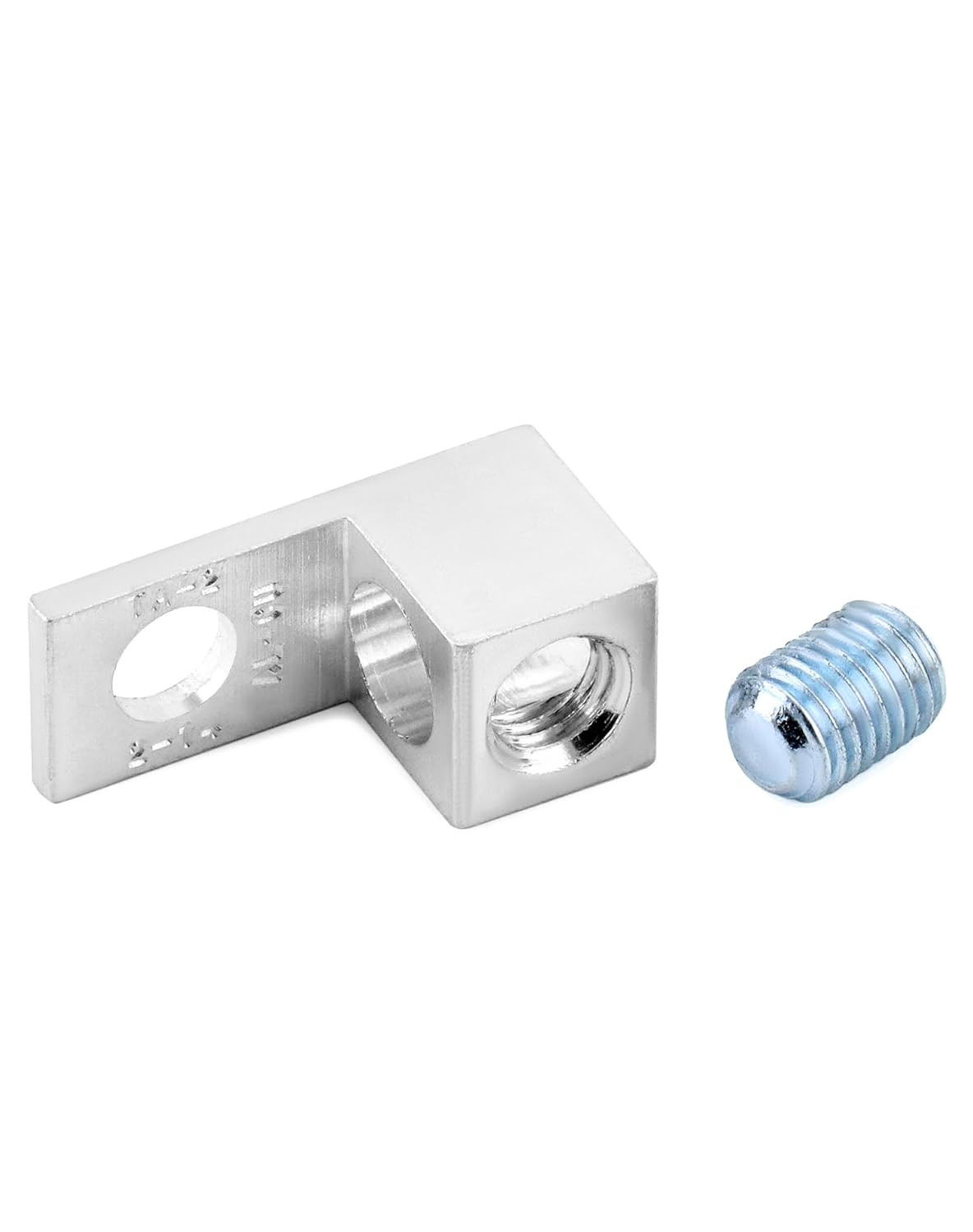 Aluminum Alloy Mechanical Lugs, 25Pcs Tin-Plated Cable Connectors with 5/16-24 S