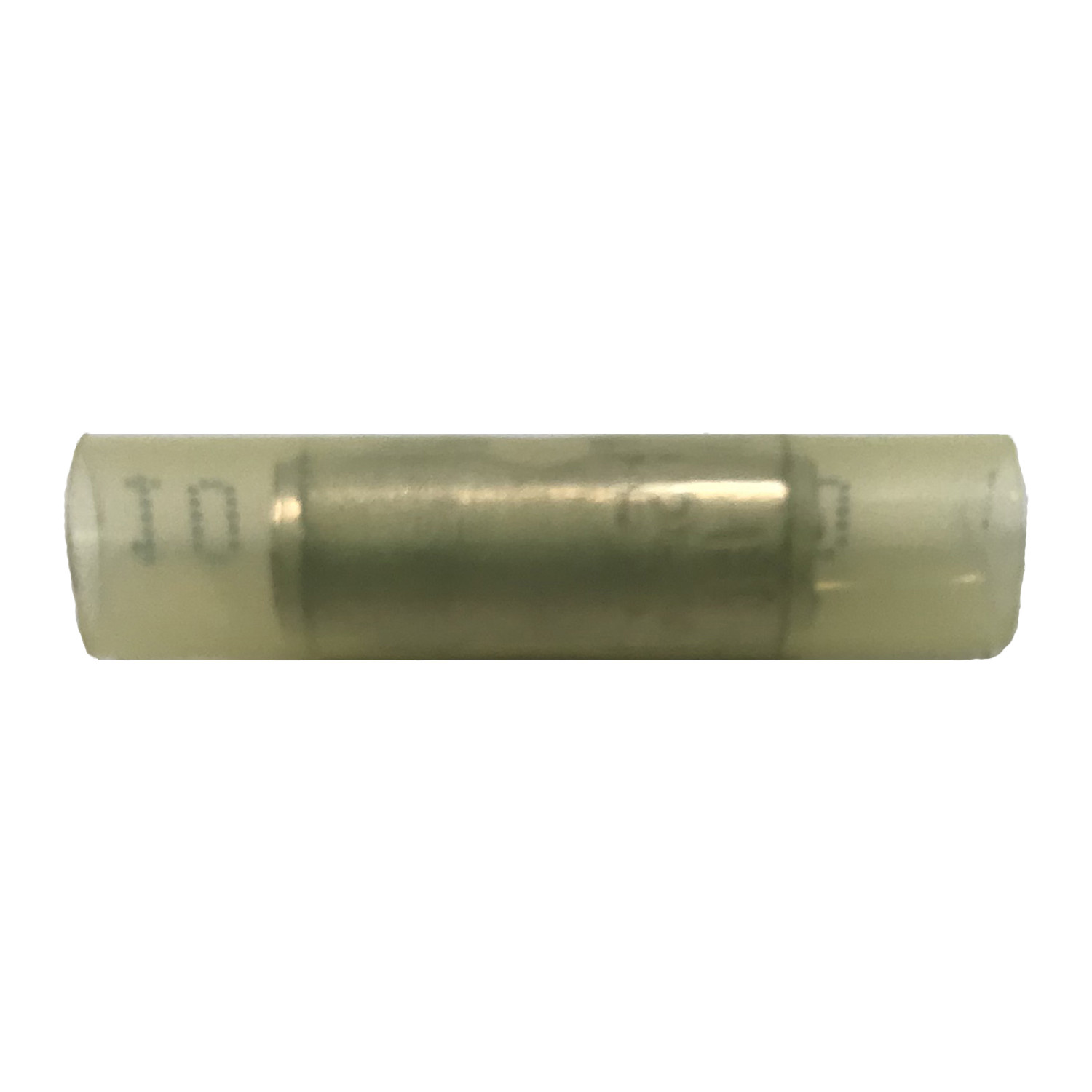 (100) Nylon Insulated Yellow Butt Connector 12-10 AWG Gauge Wire Terminal Splice