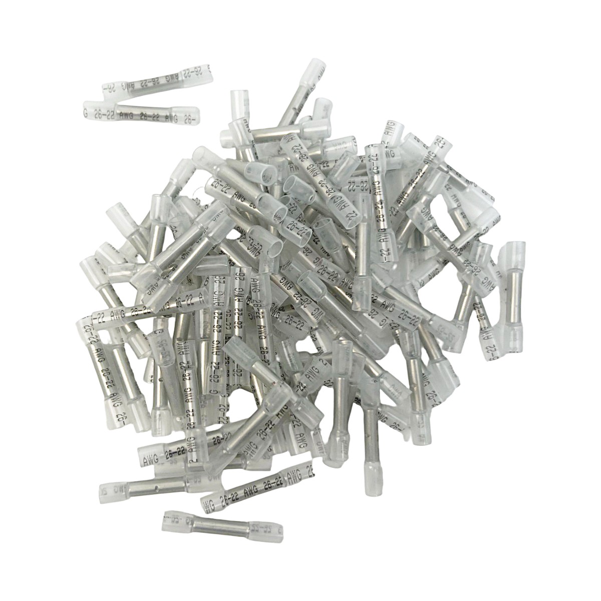 400/200x Heat Shrink Butt Wire Connectors 22-10AWG Waterproof Crimp Terminals